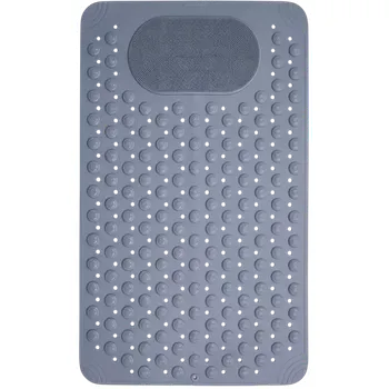 Protiskluzová podložka Protišmyková koupelnová podložka 68 x 35 cm - šedá