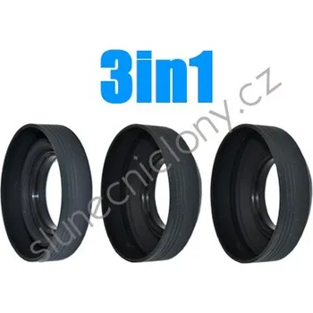 Gumová sluneční clona pro objektivy 58 mm