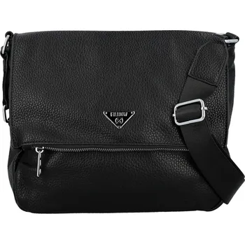 Kabelka Stylová dámská koženková crossbody kabelka Katerina, černá