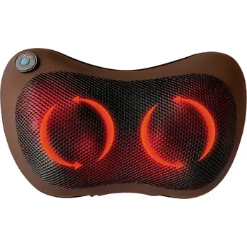 Polštář Herzberg Home & Living Herzberg HG-MSG10 Shiatsu masážní polštář Dual Point Thermotheraphy Brown