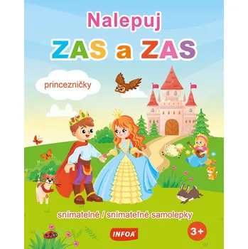 Bystrá hlava Nalepuj ZAS a ZAS Princezničky - 978-80-7697-201-8