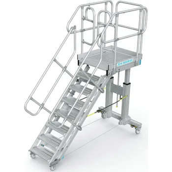 Schodiště Nastavitelné schody s plošinou