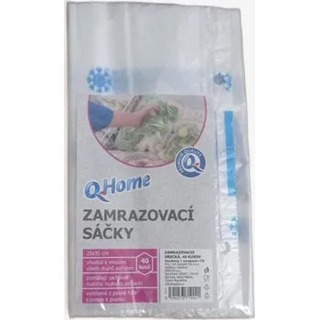 Sáček na potraviny Q Home zamrazovací sáčky 25x35 cm 40 ks