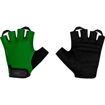 Cyklistické rukavice FORCE Letní krátkoprrsté rukavice FORCE LOOK, zelené - S