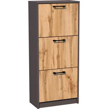 Nábytek CASARREDO VILMA botník 3K K024, GRAFIT-WOTAN