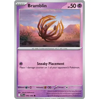 Karetní hra Bramblin 046/094 - Phantasmal Flames Typ karty: Reverse Holo