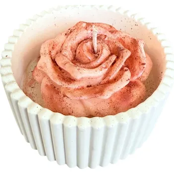 Svíčka Růže v jasmínové mlze - 100% sójová svíčka