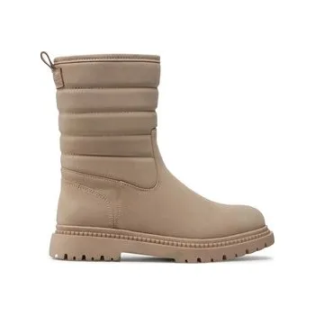 Dámské kozačky DeeZee Polokozačky CS5911-01 Béžová 35