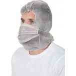 ARDON ASTRO-CAP / Jednorázová PP kukla s rouškou, 50 ks - bílá Univerzální