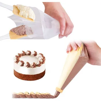 Trezírovací sáček cukrářský 40cm 100ks na dvě náplně - Cakesicq | Cukrářské potřeby