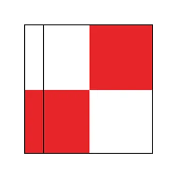 Univerzální sportovní branka Praporek Cawila Corner Flag 45x45cm 1000615696-weiss3 Velikost OS