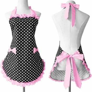 Přisada na vaření a pečení Kuchyňská zástěra černo růžová - Cakesicq | Cukrářské potřeby