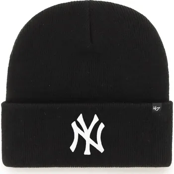 Pokrývka hlavy Dětské Zimní čepice 47 MLB NEW YORK YANKEES HAYMAKER '47 CUFF KNIT KIDS B-HYMKR17ACE-BK_KD – Černá