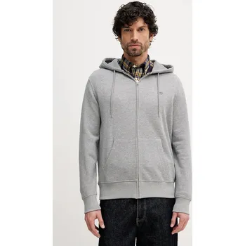 Pánská mikina Mikina Gant pánská, černá barva, s kapucí, hladká 2007059 90X, vel. S