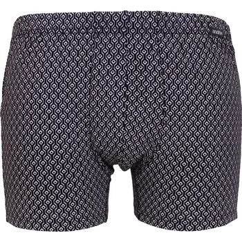Pánské spodní prádlo Pánské boxerky Andrie s geometrickým vzorem PS5943 černá velikost 3XL-62/64