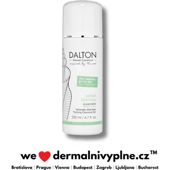 Čistící gel DERMA CONTROL - Purifying Cleansing Gel - Mycí gel s hloubkovým čistícím účinkem speciálně pro mastnou a nečistou pleť 200ml