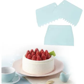 Cukrářské karty 3ks zubaté 13,5x10cm - Cakesicq | Cukrářské potřeby