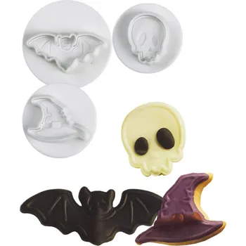 Vytlačovač-vykrajovátko plast (small Halloween) prům.3,1, 5,5, 4,5cm