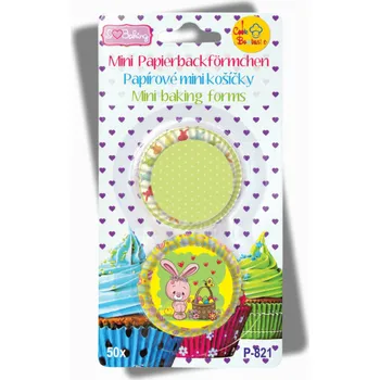 Papírové košíčky na pralinky - Velikonoce, zajíček 150ks /P-821