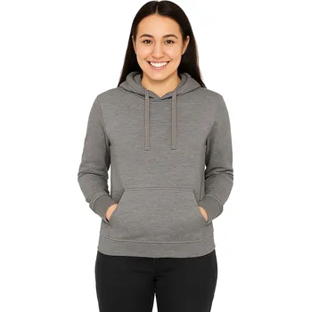 Zdravotnický oděv Dámská mikina s kapucí dlouhý rukáv šedá (XXL)