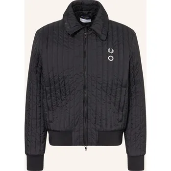 Pánská bunda Fred Perry Pánská Prošívaná Bunda, černá, 54
