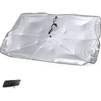 Stínítko do auta Skládací sluneční clona do auta Birdy 140x78 cm černá