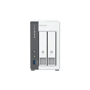 QNAP TS-216G (4core 2,0GHz + NPU, 4GB RAM, 2x SATA, 1x GbE, 1x 2,5GbE, 2x USB 2.0, 1x USB 3.2)