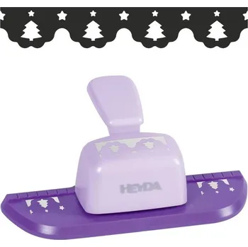 Děrovačka HEYDA Děrovač okrajový 15 mm - bordura Stromky vánoční