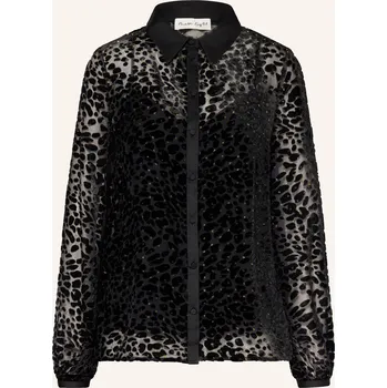 Dámská halenka Phase Eight Dámská Košile Della S Třpytivou Přízí, černá, 40