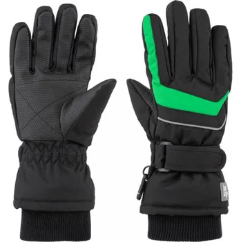 Rukavice Loap Rufus Dětské lyžařské rukavice GKK1901 Černá 10