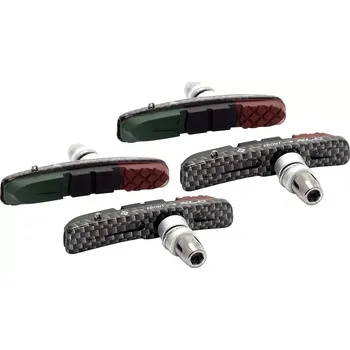 Brzda na kolo XLC Brzdové špalky XLC BS-V10 V-Brake 72mm Carbon 3 směs - 4ks