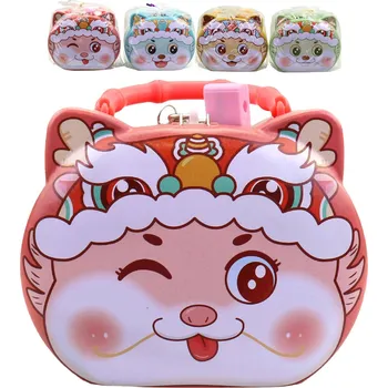 Pokladnička Dětská plechová pokladnička 23462 14 cm kočka mix barev