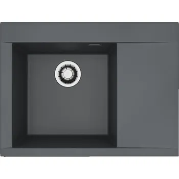 Granitový dřez Granitový dřez Alveus PURE-G 60 Černá Levý