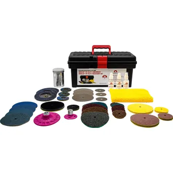 Eisenblaetter 65033 | Sada příslušenství FIX KLETT pro hrubé broušení až zrcadlový lesk