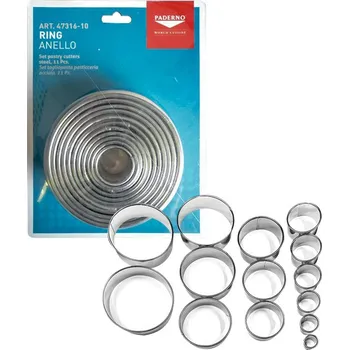 Vykrajovátka sada 11ks (kruh hladký) tvar: prům.2,5-10, v.3cm