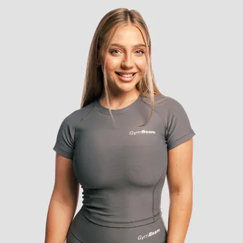 GymBeam Women‘s Core Top Carbon M šedá