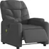 Křeslo vidaXL 3204589 elektrické masážní polohovací křeslo tmavě šedé