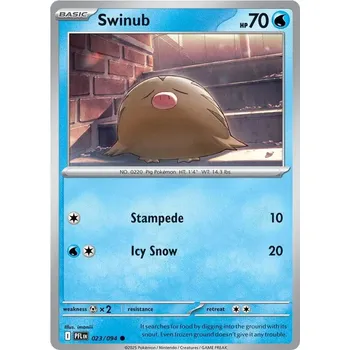 Sběratelská karetní hra Swinub 023/094 - Phantasmal Flames Typ karty: Reverse Holo