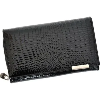 Jennifer Jones Dámská peněženka 5261-2 kožená lakovaná černá