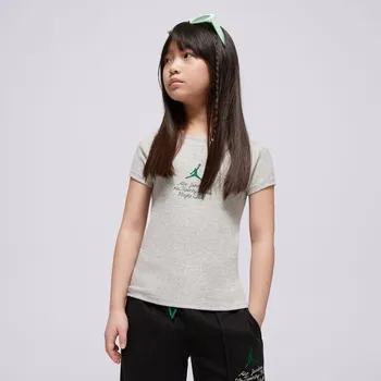 Chlapecké oblečení Jordan Tričko Jdg Court Of Legends Ribbed Te Girl Šedá 128-140 Cm
