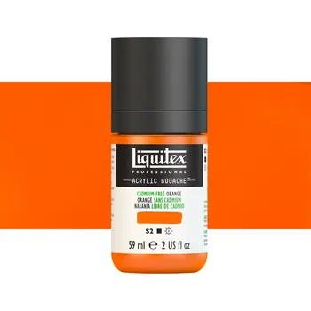 Vodová barva Akryl kvašová barva Liquitex - Cadmium-Free Orange