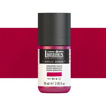 Vodová barva Akryl kvašová barva Liquitex - Quinacridone Magenta