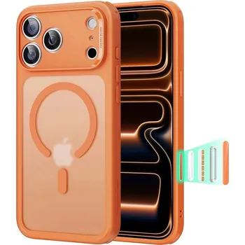Pouzdro na mobilní telefon ESR Classic Hybrid HaloLock pro iPhone 17 Pro matná oranžová