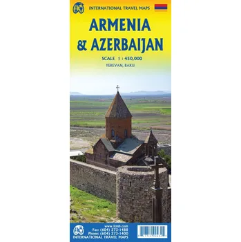 ITMB Publishing mapa Armenia,Azerbaijan 1:430 t. ITM