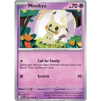 Sběratelská karetní hra Mimikyu 042/094 - Phantasmal Flames Typ karty: Non-Holo