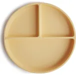 Mushie Silicone Suction Plate dělený talíř s přísavkou Daffodil 1 ks
