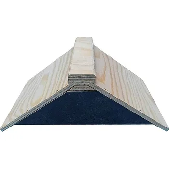 Podsedák Sedák dřevěný, bílá překližka - prodloužený, hřeben má délku 20cm