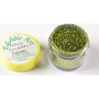 Jedlá dekorace na dort Třpyt dekorační disco Golden Fields - Edable Art