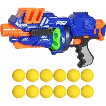 Dětská zbraň Dětská pistole s náboji (12 ks) ZC7087