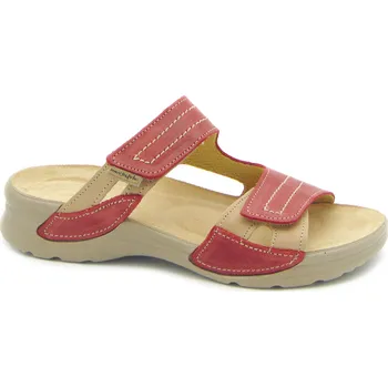 Dámská obuv MEDISTYLE zdravotní dámská pantofel NINA Barva: Červená, Velikost EU: 40